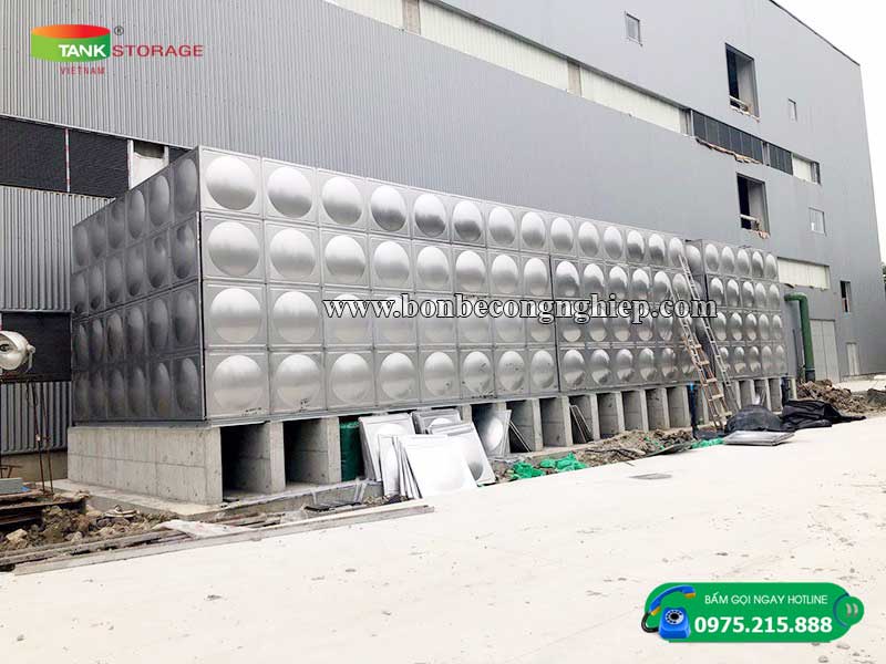 Bồn lắp ghép inox 30m3 Storage Tank